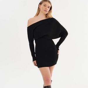 LAMARQUE ZENOBIA KNIT MIDI DRESS